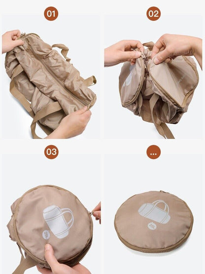 Foldable Gym Bag Multifunction Dry Wet Pocket Sports Fitness Yoga Travel Handbag