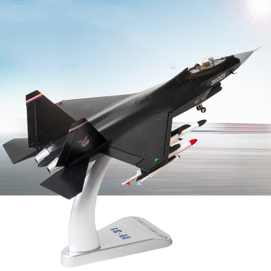 TEERBO China J-31 FIGHTER PLANE Original 1/48 diecast plane model aircraft
