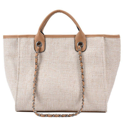Luxury Large Canvas Bag Fashion Handbag Shoulder Bag Purse 25*11*17/43*19*29 CM