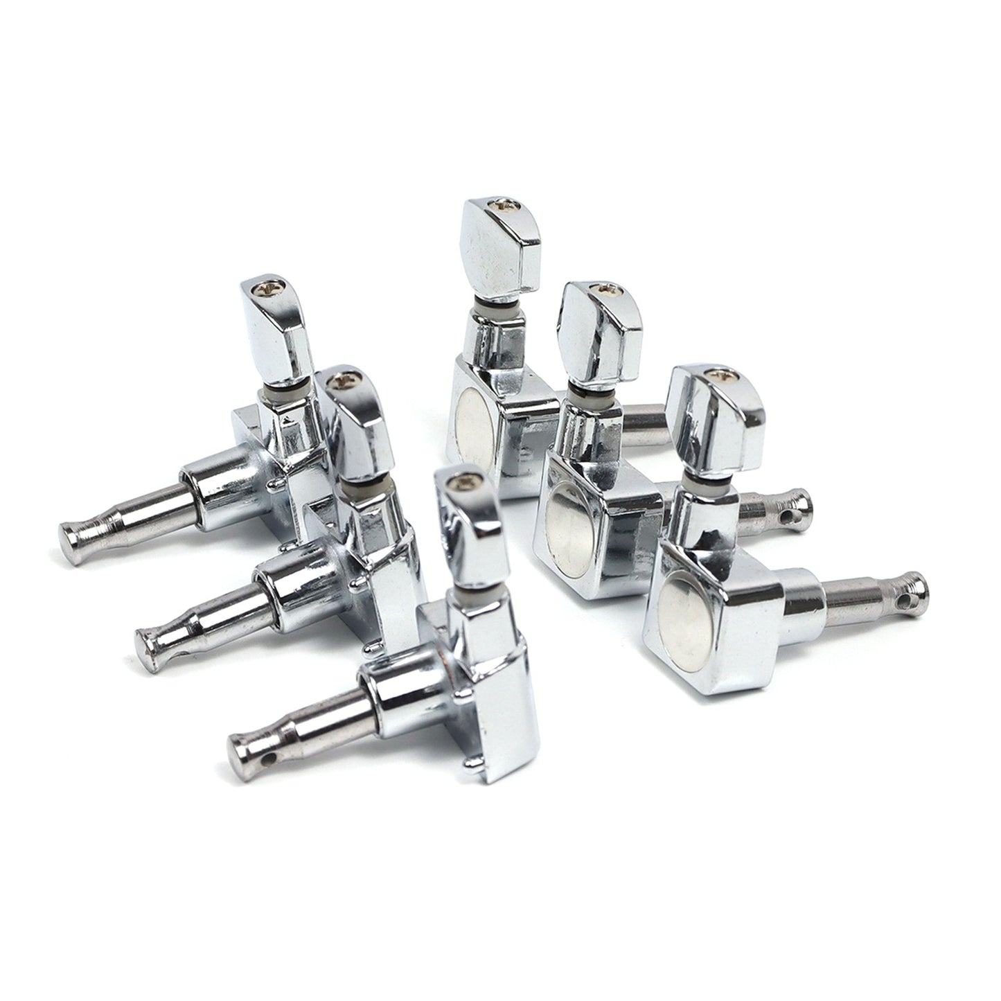 6 Right Electric Guitar Tuners Tuning Pegs Keys Metal Heads For Fender ST TL