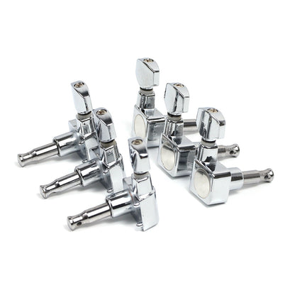 6 Right Electric Guitar Tuners Tuning Pegs Keys Metal Heads For Fender ST TL