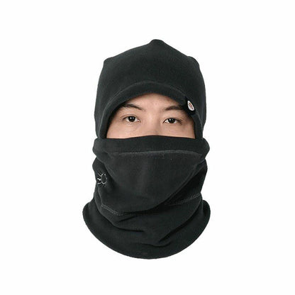 Outdoor Unisex Hat Skiing Warm Winter Polar Fleece Sports Black Grey Pink Blue