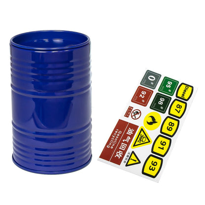 New Aluminum Alloy Simulation Oil Barrel Gas Tank Decoration For 1/10 1/8 RC Car