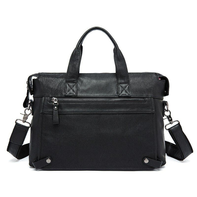 Shoulder Bag Messenger Crossbody Bags Men's PU Leather Handbag Briefcase Laptop