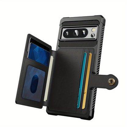For Google Pixel 8 7 Pro Pixel 8 7 PU Leather Flip Wallet Cover with Card Holder