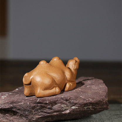 Camel Tea Pet Yixing Zisha Duan Clay Tea Play Creative Ornament Holder For Lid