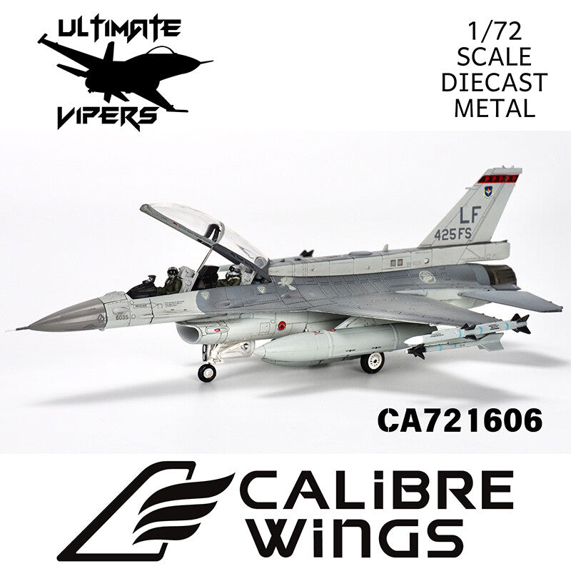 1:72 Calibre Wings RSAF F-16D 425th FS Luke AFB 96-5035 Fighter Diecast Model