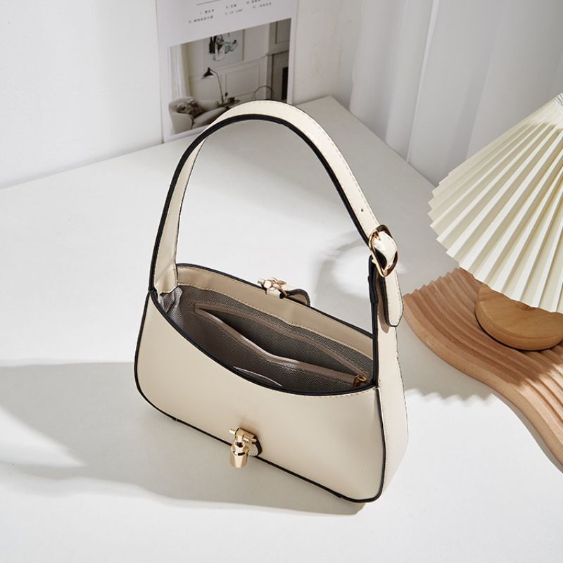 Bags Simple Purse Underarm Handbags Clutch Top Handle Bags Zipper Large Totes