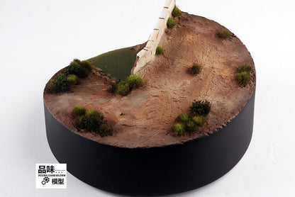 1/72 Suburban Bridge Scene Platform Model For Tank Military Scene/give Away Girl