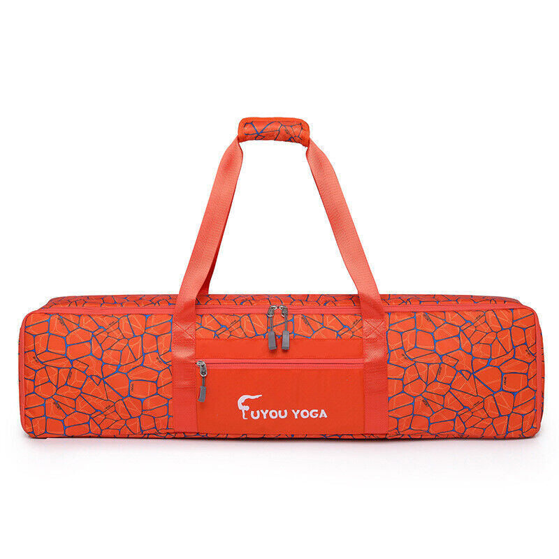 Waterproof Print Yoga Mat Storage Bag Portable Handbag Fitness Shoulder Bags