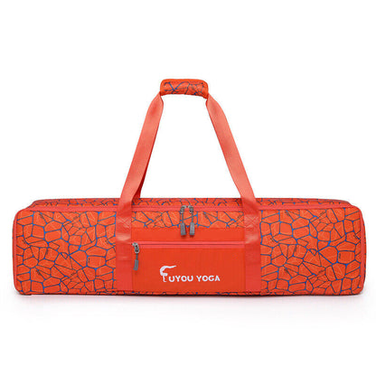 Waterproof Print Yoga Mat Storage Bag Portable Handbag Fitness Shoulder Bags