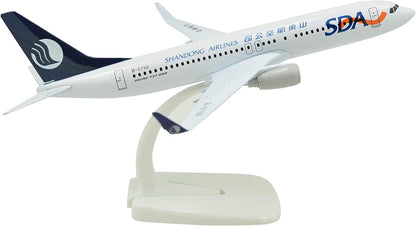 1:400 20cm B737-800 China Shandong Airlines Metal Airplane Model Plane Toy Plane