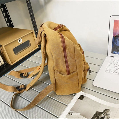Canvas Women Backpack Small School Bags Rucksack Student Traveling 25*10*29 CM
