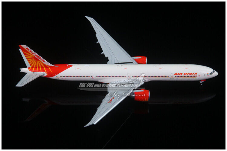 1:400 JC Wings AIR INDIA BOEING 777-300ER Airplane Flap Down Diecast Plane Model