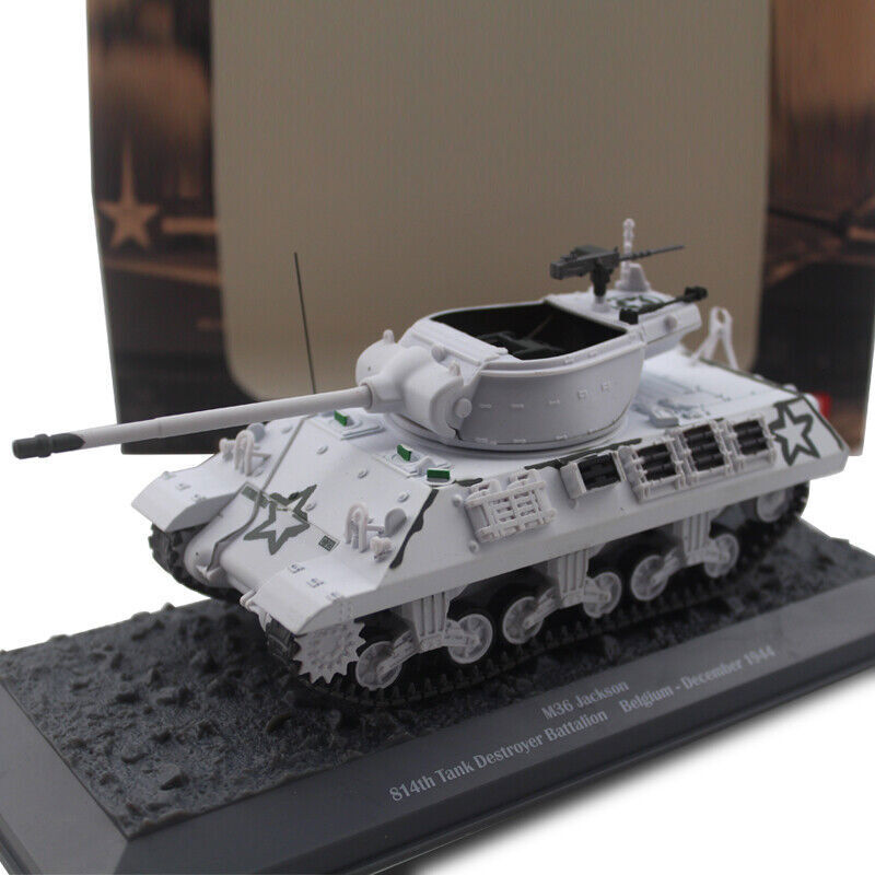 1:43 WWII US Army M36 Jackson Anti-tank Vehicle Military 814th Alloy Model