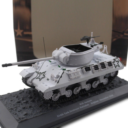 1:43 WWII US Army M36 Jackson Anti-tank Vehicle Military 814th Alloy Model