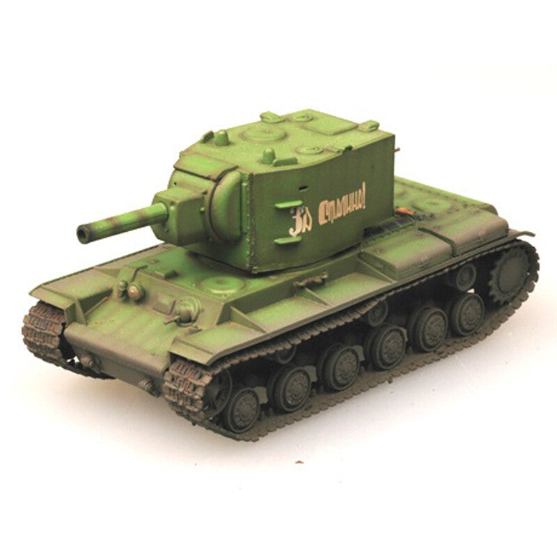 WWII Soviet Union KV-2 heavy tank Russian Green painted 1/72 finished Easy Model