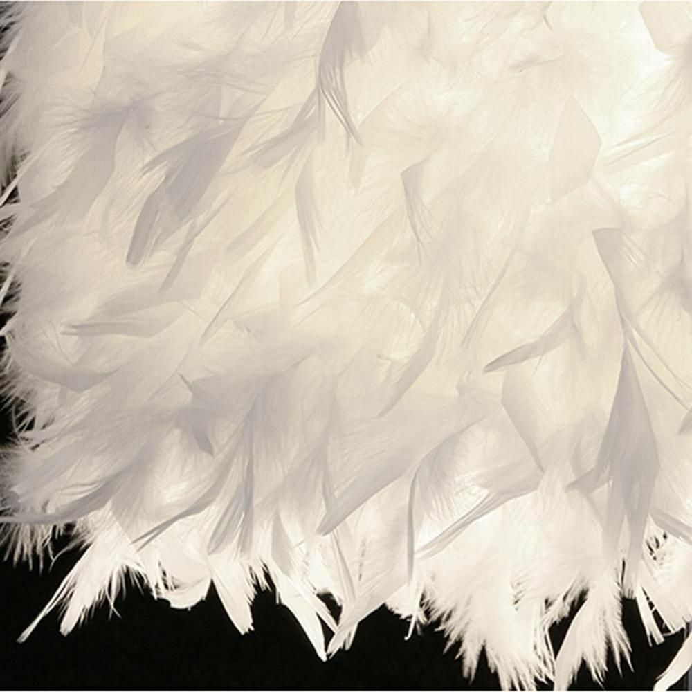 Feather Crystal Table Lamp Bedside Reading Room Sitting Heart Bedroom Light Gift