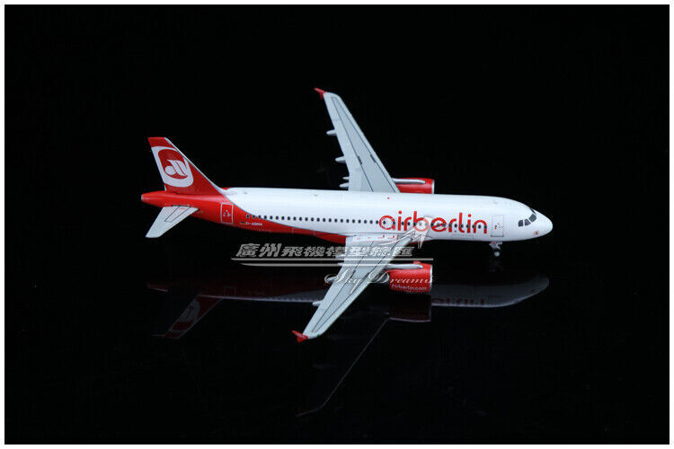 1:400 JC Wings Air Berlin AIRBUS A320 Passenger Airplane Diecast Aircraft Model