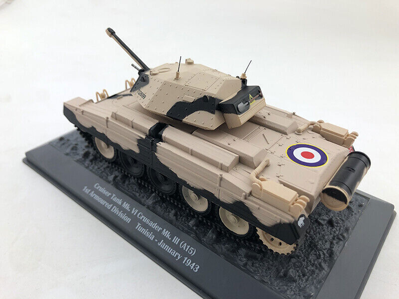 IXO 1/43 Mk.III WWII British Crusader Cuiser A15 Military Tank Model Ornaments