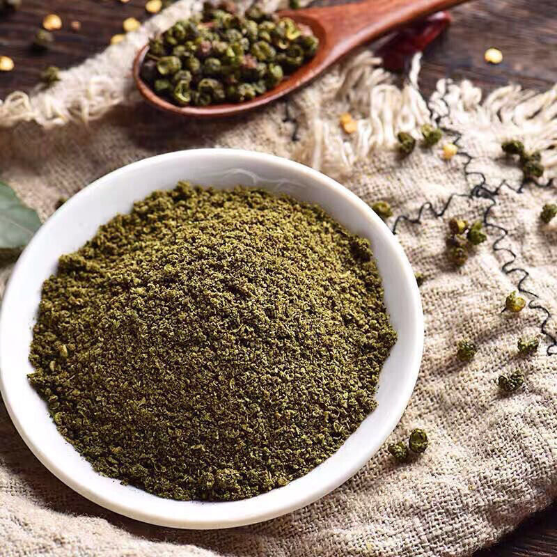 Green Peppercorns Dried Pepper Spicy Powder Hot Sichuan Spices Cooking Seasoning