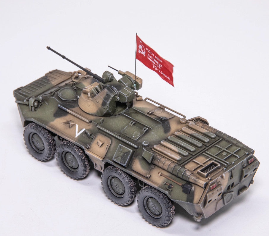 1:72 ARTISAN BTR80A Armored Vehicle Plastic Diecast Military Armor Model