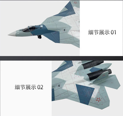 1:72 28CM AF1 SU-57 Fighter Aircraft Plane Aeroplane Diecast Aeroplane Model