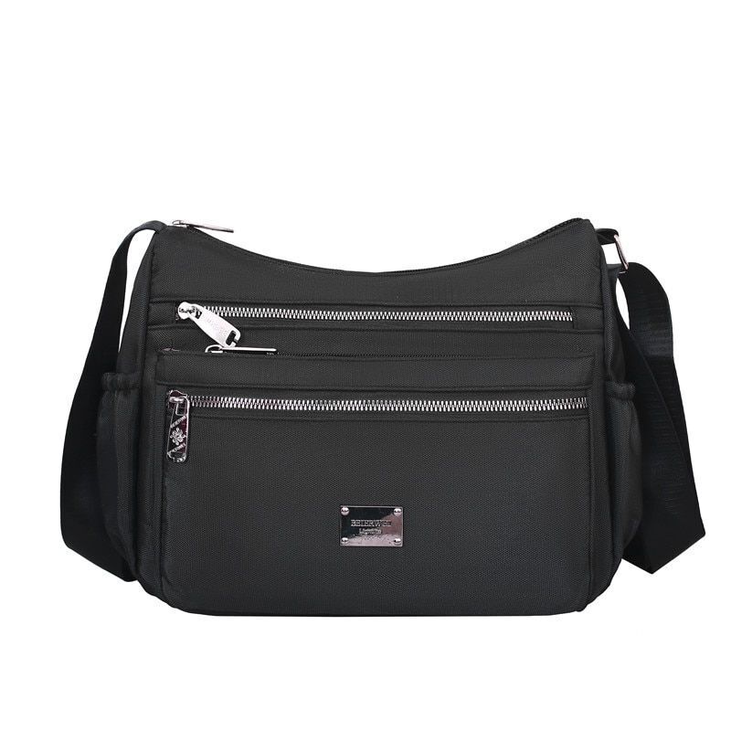Women Shoulder Bag Waterproof Oxford Handbag Crossbody Soft Tote Purse 22*8*17CM