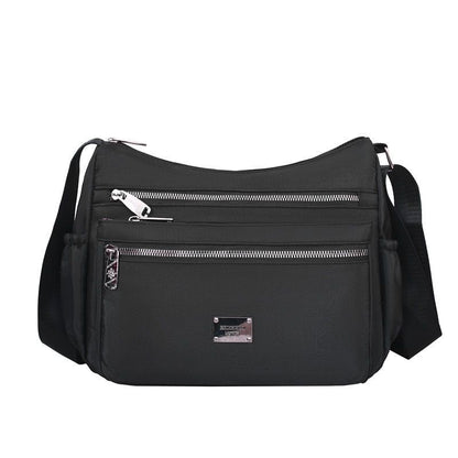 Women Shoulder Bag Waterproof Oxford Handbag Crossbody Soft Tote Purse 22*8*17CM