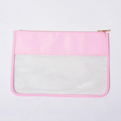 Transparent PVC Cosmetic Bag Clear Travel Make up Bag Pouch Snacks Bag Organizer