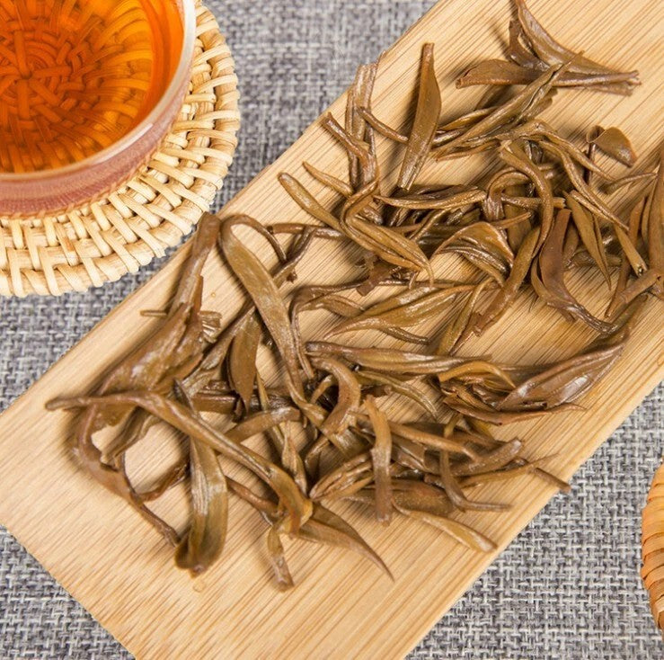500g Yunnan golden snail black Tea Bi Luo Chun tea,Dian Hong JinSi Snail tea