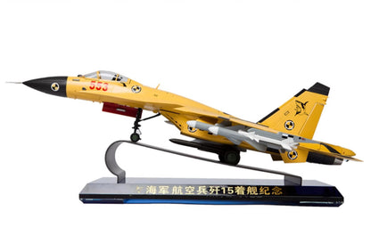 1:32 72CM CHINA J-15 Shipborne Fighter Jet Plane Diecast Military Aircraft Model