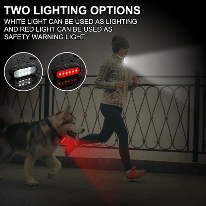 2 Pack Running Lights for Runners, Small Clip on Flashlight, Rechargeable Safety