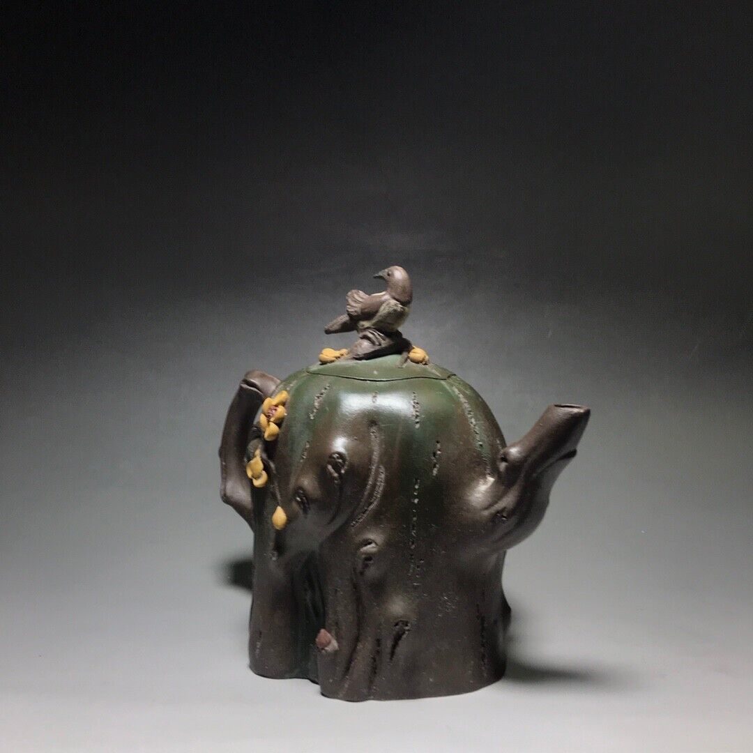 Chinese Yixing Zisha Clay Handmade Exquisite Teapot（喜上眉梢 底款：汪寅仙）