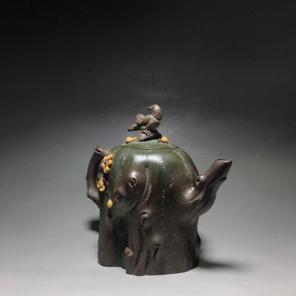 Chinese Yixing Zisha Clay Handmade Exquisite Teapot（喜上眉梢 底款：汪寅仙）