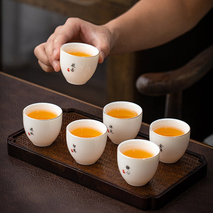 one cup porcelain master cup of tea 55ml Zen style ceramic kungfu tea cup China