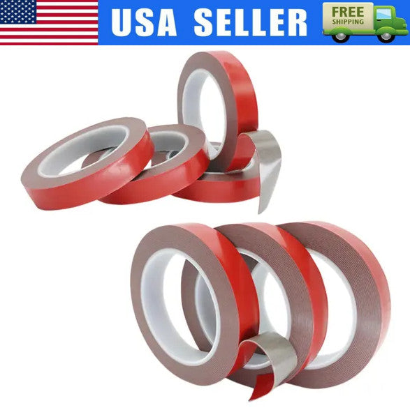 400 Auto Tape Acrylic Foam Double Sided Back Car Mounting Adhesive 3m x10mm 10ft