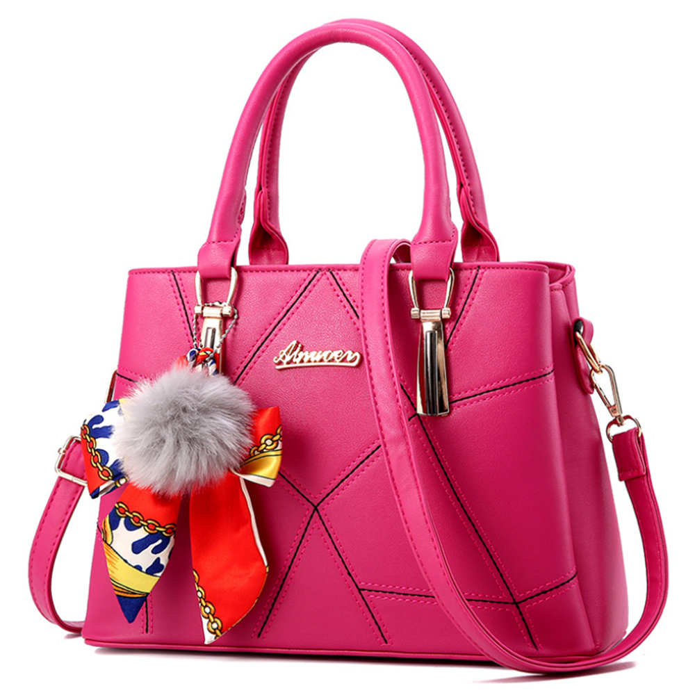 Women Ladies PU Leather Handbags Shoulder Purse Messenger Satchel Crossbody Bags