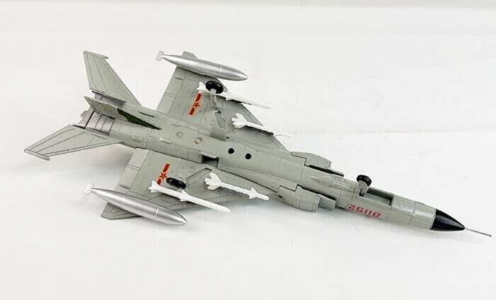 1:100 23CM J-8 Fighter Airplane Diecast Military Aircraft Plane Model