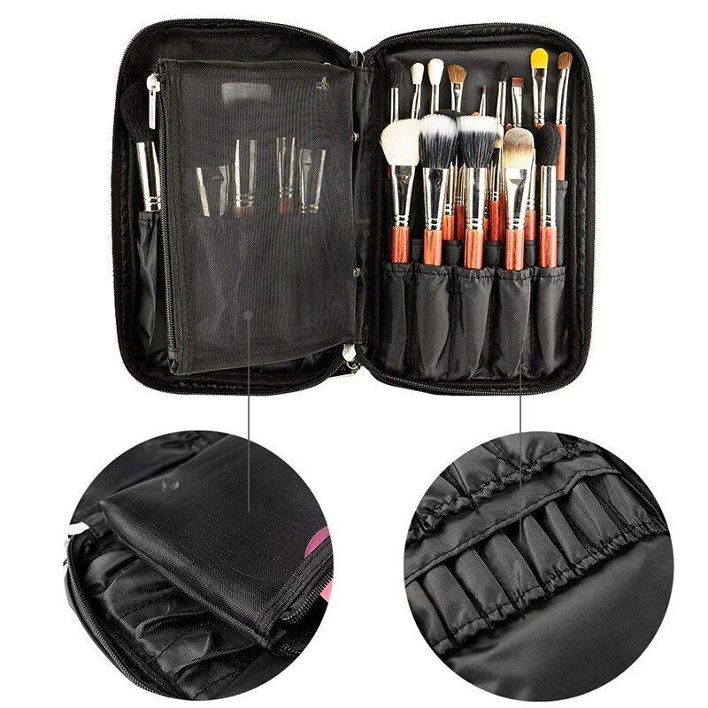 Cosmetic Bag Beauty Case Toiletry Brush Organizer Makeup Bag Traveling 27*17*4CM