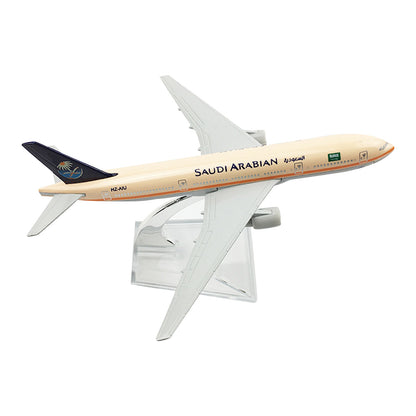 1:400 16cm B747 Saudi Arabian Airlines Metal Airplane Model Diecast Ornaments