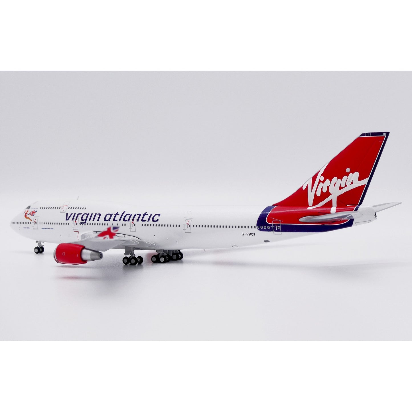 1:400 JC Wings Virgin Atlantic B747-400 G-VHOT Airplane Diecast Aircraft Model