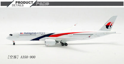 1:200 33CM JC WINGS MALAYSIA AIRLINES A350-900 Passenger Airplane Diecast Model