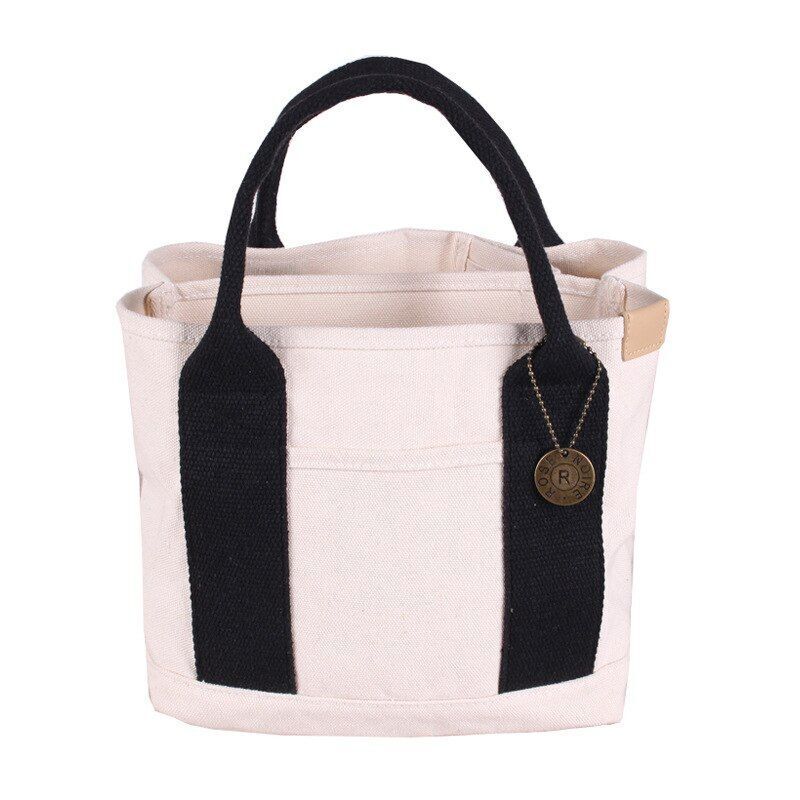 Canvas Bag Handbag Ladies Shopping Bag Wallet Purse Pouch Polyester Shoulder Bag