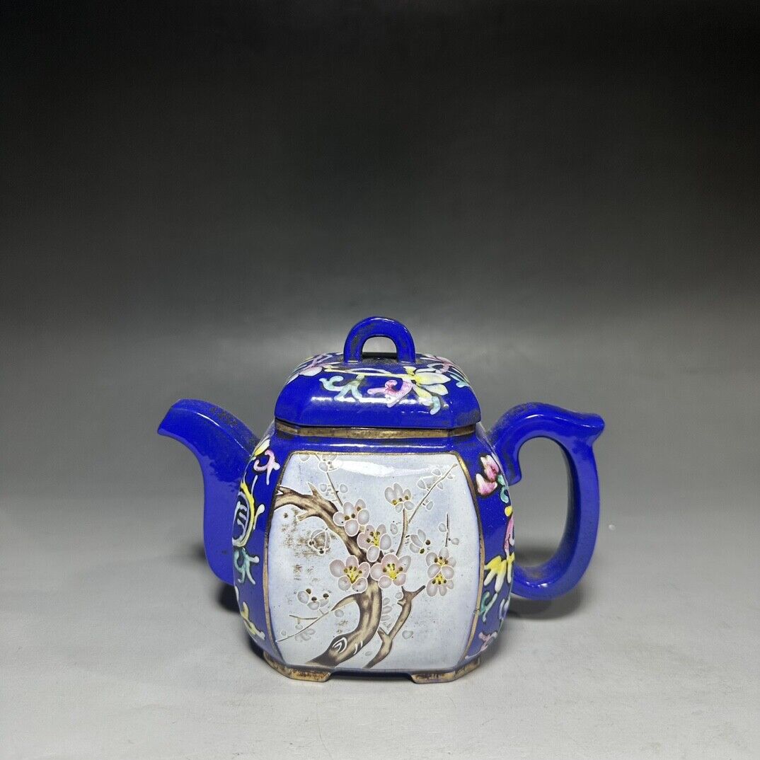 vintage chinese yixing purple clay teapot zisha ceremony teaware collection rare