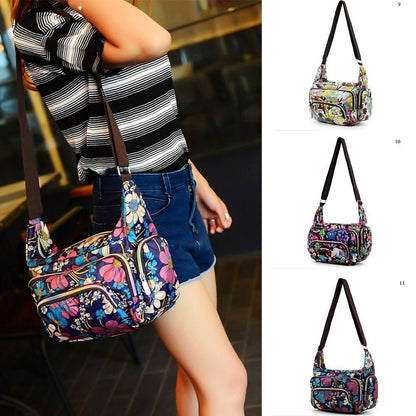 Messenger Crossbody Bag Summer Fashion Print Handbag Casual Bag 25*12*22 CM 1PC