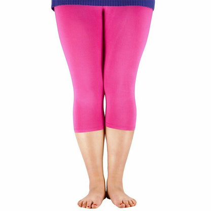 Women Leggings Plus Size Elastic Waist Casual Bamboo Fiber Stretch Pants Workout
