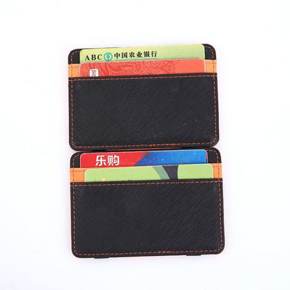 Ultra Thin Synthetic Leather Magic Wallets Mini Small Coin Purses Case Pouch Bag