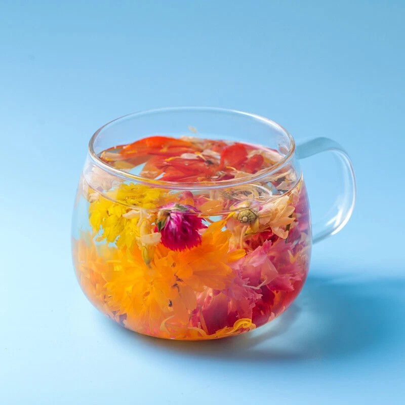1000g Handmade 10 Kinds Chinese Mix Blooming Tea Balls Flowers Flowering Tea Bud
