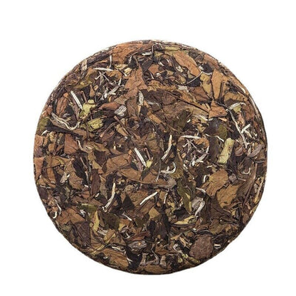 350g Shou Mei cake Fuding high mountain old white tea aged sun white tea